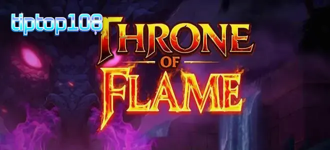Tampilan visual slot Thrown of Flame dengan tema naga yang epik